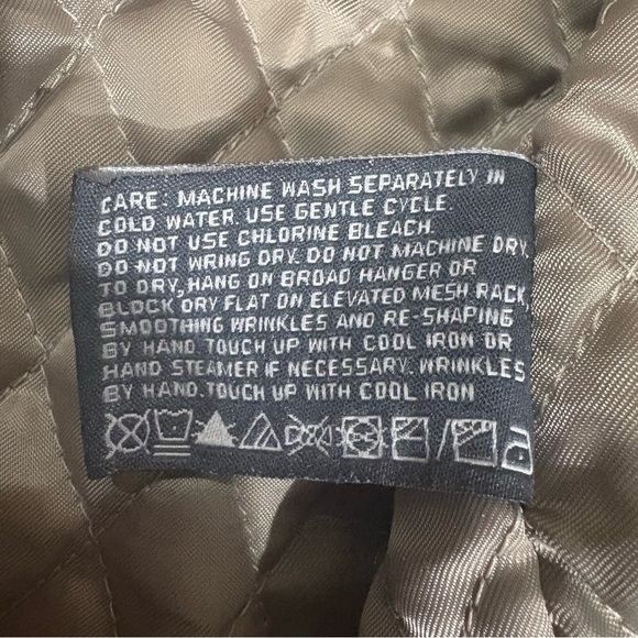 Perry Ellis Portfolio Insulated Windbreaker Jacket Mens XL Black Navy Full Zip - Picture 12 of 12